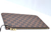 Authentic Louis Vuitton Damier Neverfull Pouch Purse Clutch Bag LV K4388