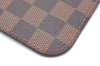 Authentic Louis Vuitton Damier Neverfull Pouch Purse Clutch Bag LV K4388
