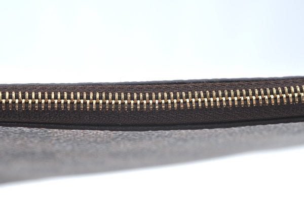 Authentic Louis Vuitton Damier Neverfull Pouch Purse Clutch Bag LV K4388