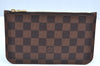 Authentic Louis Vuitton Damier Neverfull Pouch Purse Clutch Bag LV K4389