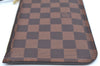 Authentic Louis Vuitton Damier Neverfull Pouch Purse Clutch Bag LV K4389