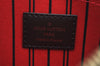 Authentic Louis Vuitton Damier Neverfull Pouch Purse Clutch Bag LV K4389