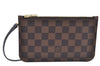 Authentic Louis Vuitton Damier Neverfull Pouch Purse Clutch Bag LV K4390