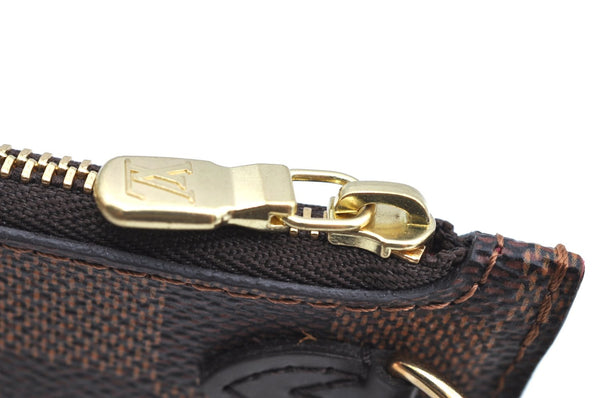 Authentic Louis Vuitton Damier Neverfull Pouch Purse Clutch Bag LV K4390