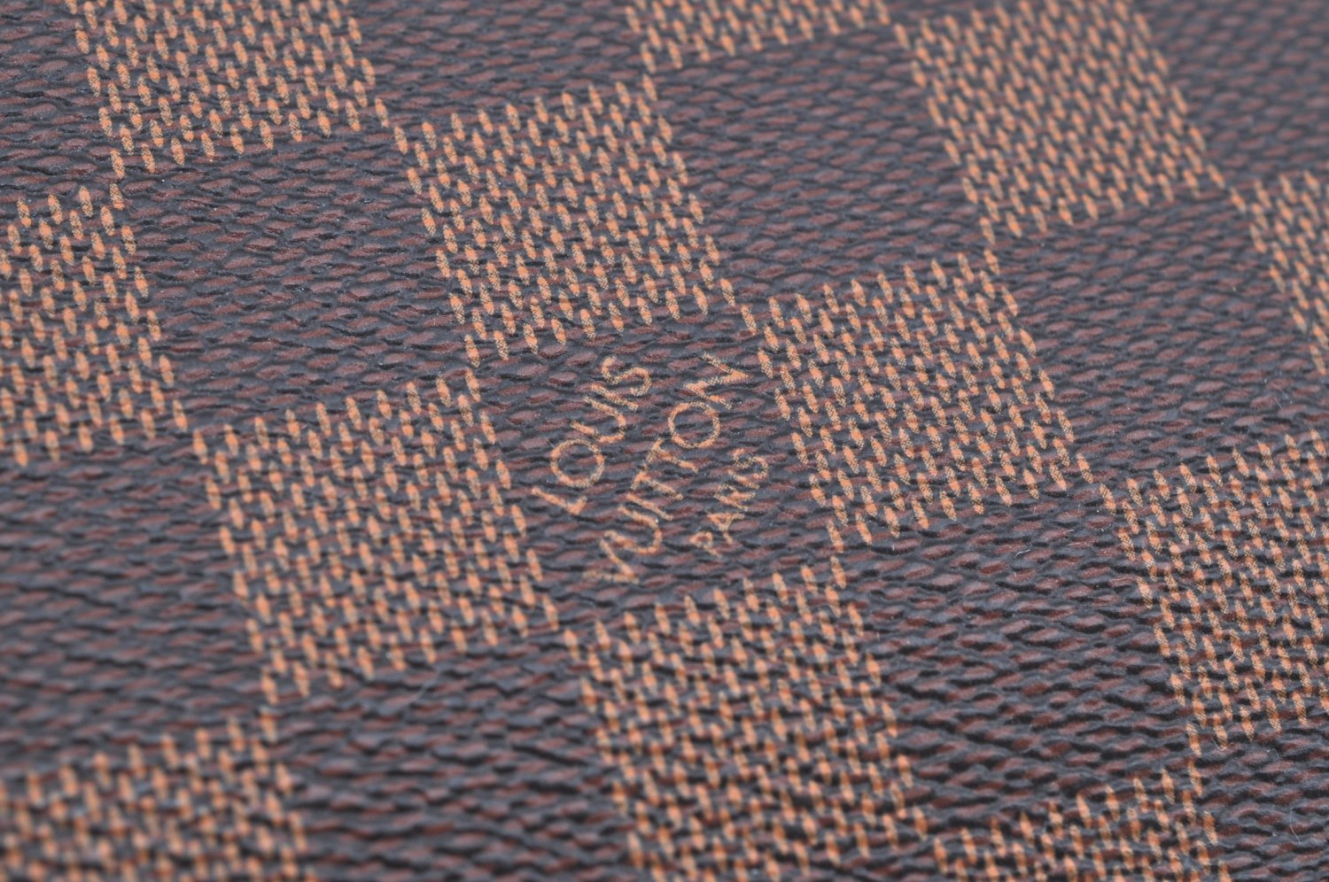 Authentic Louis Vuitton Damier Neverfull Pouch Purse Clutch Bag LV K4390