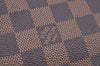 Authentic Louis Vuitton Damier Neverfull Pouch Purse Clutch Bag LV K4390