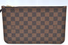 Authentic Louis Vuitton Damier Neverfull Pouch Purse Clutch Bag LV K4391