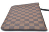Authentic Louis Vuitton Damier Neverfull Pouch Purse Clutch Bag LV K4391