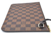 Authentic Louis Vuitton Damier Neverfull Pouch Purse Clutch Bag LV K4391