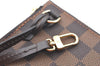 Authentic Louis Vuitton Damier Neverfull Pouch Purse Clutch Bag LV K4391