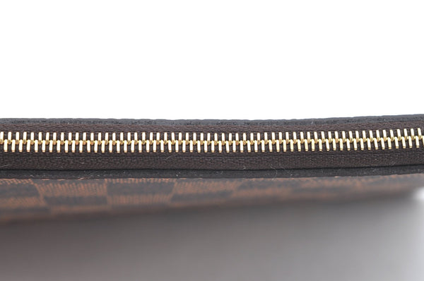 Authentic Louis Vuitton Damier Neverfull Pouch Purse Clutch Bag LV K4391