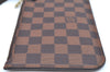 Authentic Louis Vuitton Damier Neverfull Pouch Purse Clutch Bag LV K4393