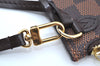 Authentic Louis Vuitton Damier Neverfull Pouch Purse Clutch Bag LV K4393