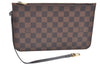 Authentic Louis Vuitton Damier Neverfull Pouch Purse Clutch Bag LV K4395