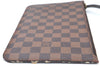 Authentic Louis Vuitton Damier Neverfull Pouch Purse Clutch Bag LV K4395