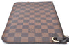 Authentic Louis Vuitton Damier Neverfull Pouch Purse Clutch Bag LV K4395