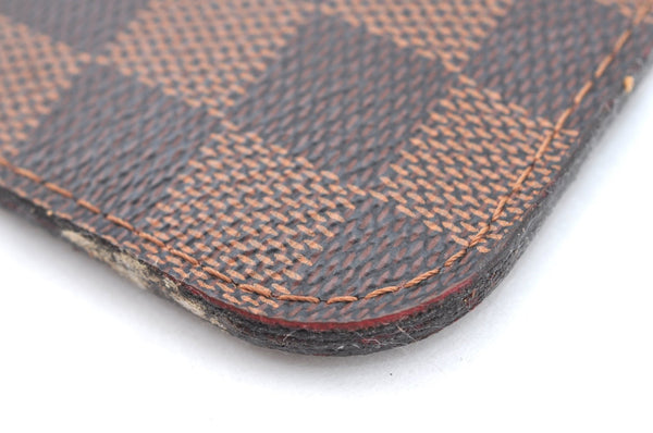 Authentic Louis Vuitton Damier Neverfull Pouch Purse Clutch Bag LV K4395