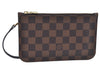 Authentic Louis Vuitton Damier Neverfull Pouch Purse Clutch Bag LV K4396