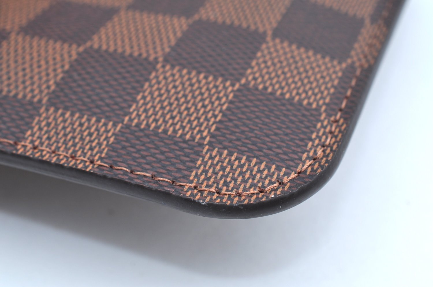 Authentic Louis Vuitton Damier Neverfull Pouch Purse Clutch Bag LV K4396