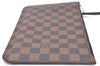 Authentic Louis Vuitton Damier Neverfull Pouch Purse Clutch Bag LV K4397