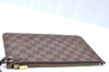 Authentic Louis Vuitton Damier Neverfull Pouch Purse Clutch Bag LV K4397