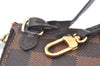 Authentic Louis Vuitton Damier Neverfull Pouch Purse Clutch Bag LV K4397