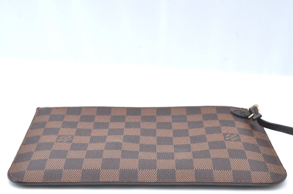 Authentic Louis Vuitton Damier Neverfull Pouch Purse Clutch Bag LV K4397