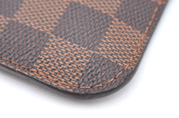 Authentic Louis Vuitton Damier Neverfull Pouch Purse Clutch Bag LV K4397