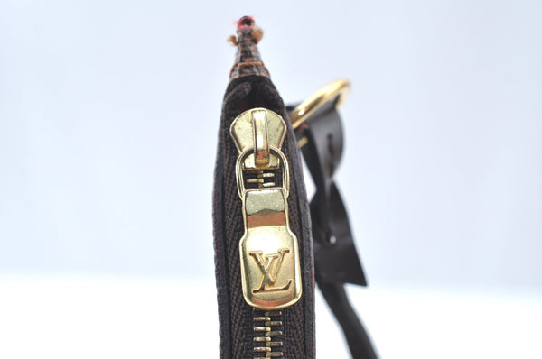 Authentic Louis Vuitton Damier Neverfull Pouch Purse Clutch Bag LV K4397