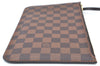 Authentic Louis Vuitton Damier Neverfull Pouch Purse Clutch Bag LV K4398