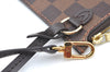Authentic Louis Vuitton Damier Neverfull Pouch Purse Clutch Bag LV K4398