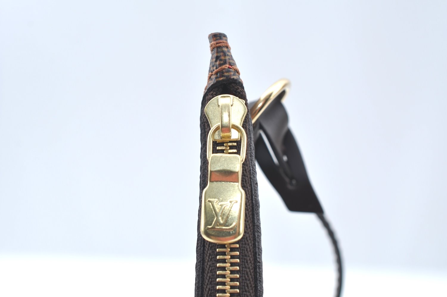 Authentic Louis Vuitton Damier Neverfull Pouch Purse Clutch Bag LV K4398