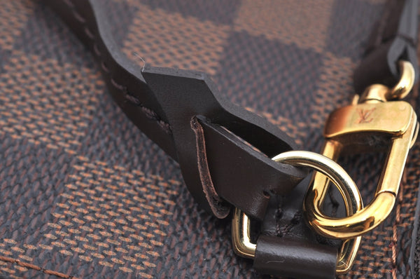 Authentic Louis Vuitton Damier Neverfull Pouch Purse Clutch Bag LV K4399
