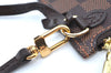 Authentic Louis Vuitton Damier Neverfull Pouch Purse Clutch Bag LV K4399