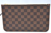 Authentic Louis Vuitton Damier Neverfull Pouch Purse Clutch Bag LV K4401