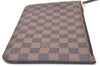 Authentic Louis Vuitton Damier Neverfull Pouch Purse Clutch Bag LV K4401