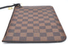 Authentic Louis Vuitton Damier Neverfull Pouch Purse Clutch Bag LV K4401