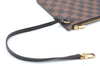 Authentic Louis Vuitton Damier Neverfull Pouch Purse Clutch Bag LV K4401