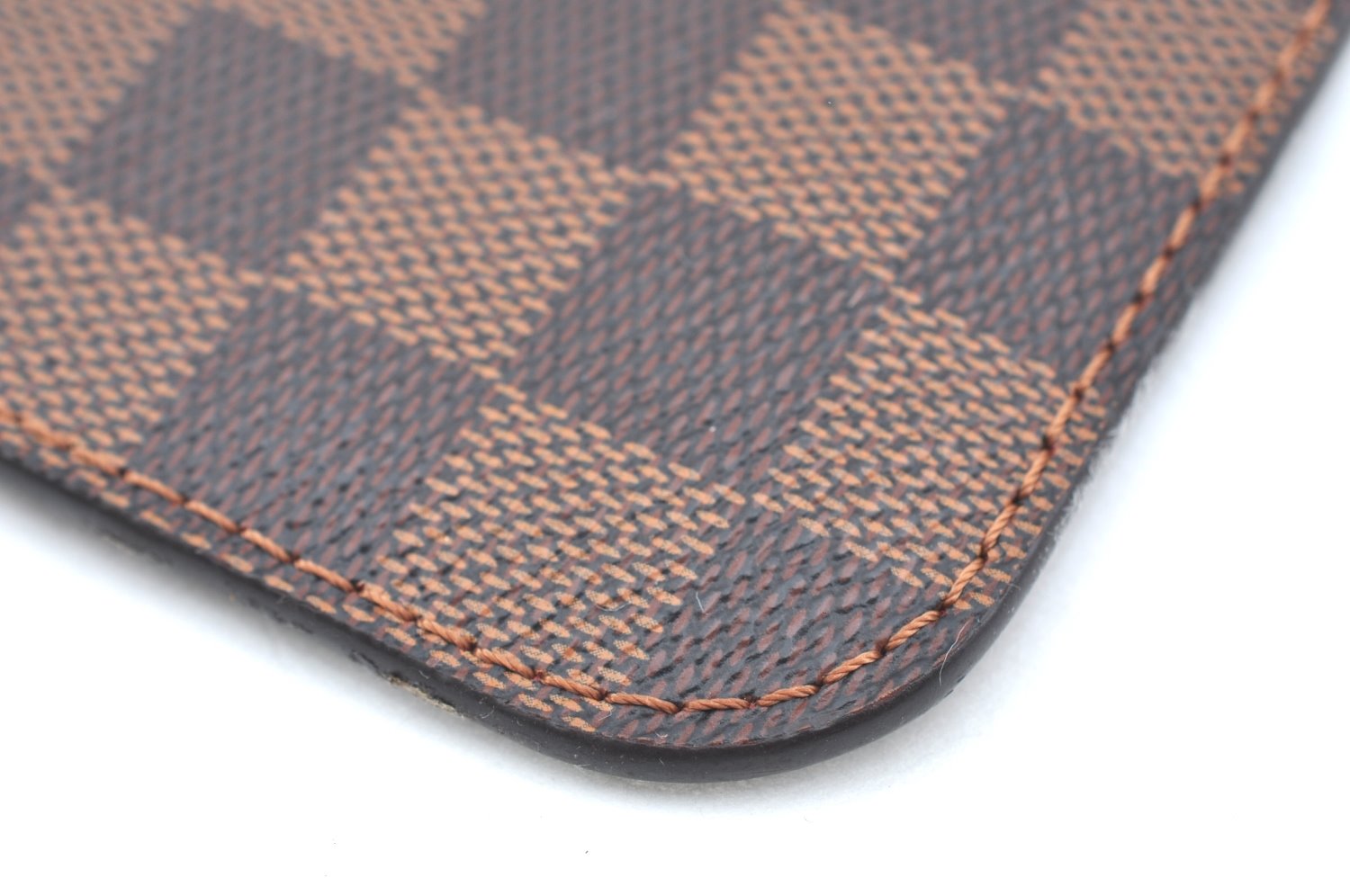 Authentic Louis Vuitton Damier Neverfull Pouch Purse Clutch Bag LV K4401