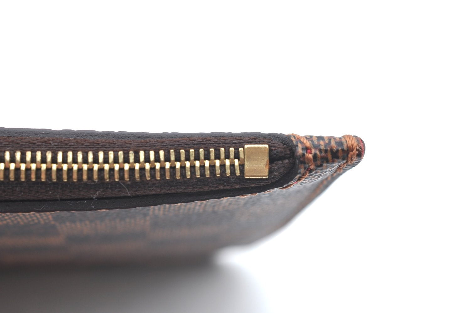 Authentic Louis Vuitton Damier Neverfull Pouch Purse Clutch Bag LV K4401