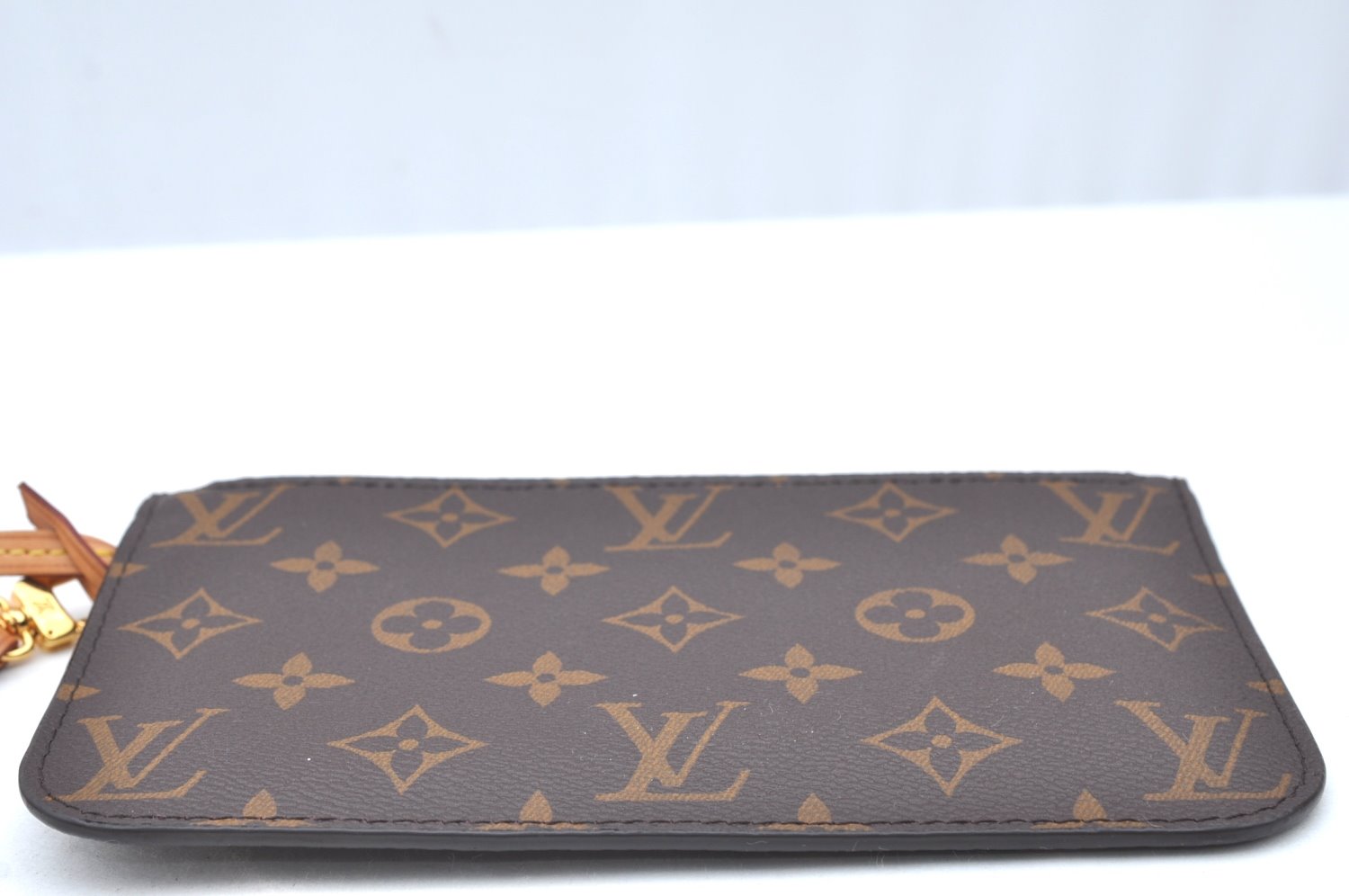 Authentic Louis Vuitton Monogram Neverfull Pouch Purse Clutch Bag Pink LV K4402