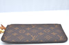 Authentic Louis Vuitton Monogram Neverfull Pouch Purse Clutch Bag Pink LV K4402