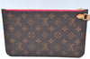 Authentic Louis Vuitton Monogram Neverfull Pouch Purse Clutch Bag Pink LV K4404