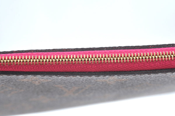 Authentic Louis Vuitton Monogram Neverfull Pouch Purse Clutch Bag Pink LV K4404