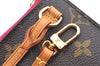 Authentic Louis Vuitton Monogram Neverfull Pouch Purse Clutch Bag Pink LV K4405
