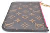 Authentic Louis Vuitton Monogram Neverfull Pouch Purse Clutch Bag Pink LV K4408