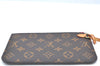 Authentic Louis Vuitton Monogram Neverfull Pouch Purse Clutch Bag Pink LV K4408