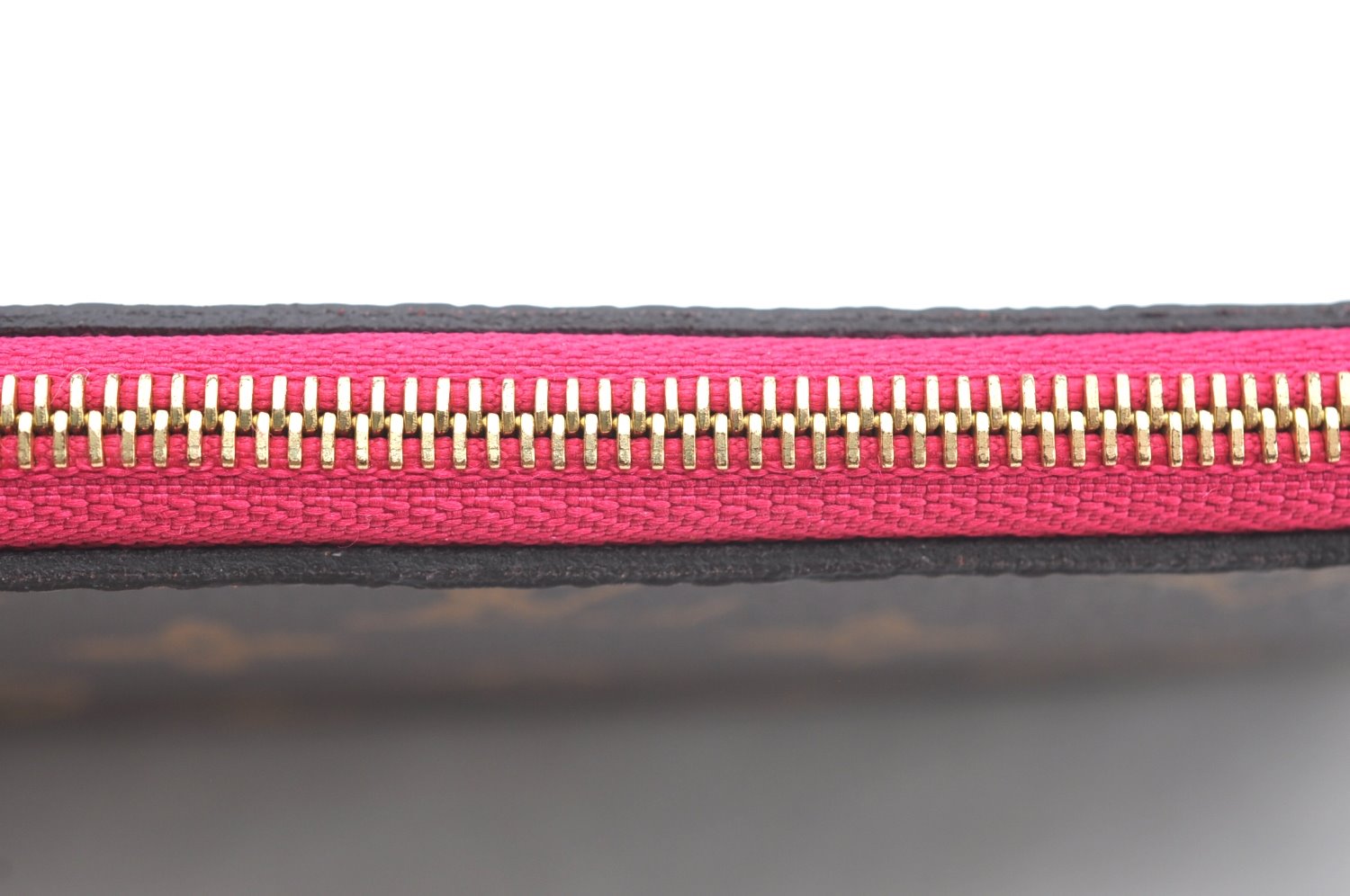 Authentic Louis Vuitton Monogram Neverfull Pouch Purse Clutch Bag Pink LV K4408