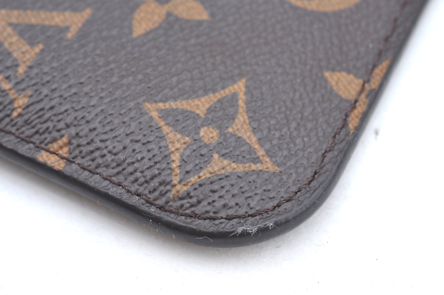 Authentic Louis Vuitton Monogram Neverfull Pouch Purse Clutch Bag Pink LV K4409