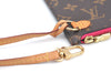 Authentic Louis Vuitton Monogram Neverfull Pouch Purse Clutch Bag Pink LV K4410